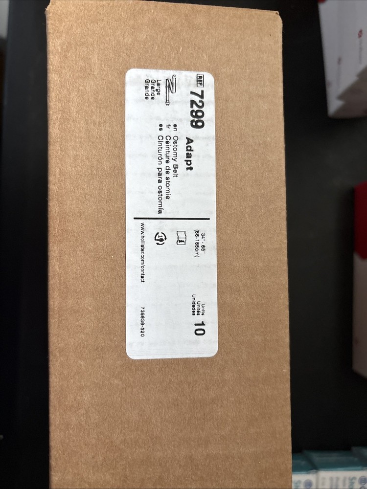 Hollister Adapt Ostomy Belt #7299 Large 34″-65″ – Lot of 10- New NIB