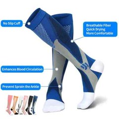 Compression Socks Stockings Knee High Women Men Medical 20-30 mmHG S/M/X/XL/3XL
