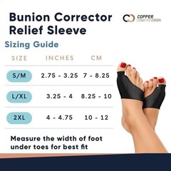 Bunion Corrector Sleeve Foot Pain Relief Orthopedic Compression Support Aid New