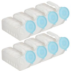 1000ml Portable Urinals for Men – 8 Pack, Spill Proof & Leak-Proof Pee Bottles,