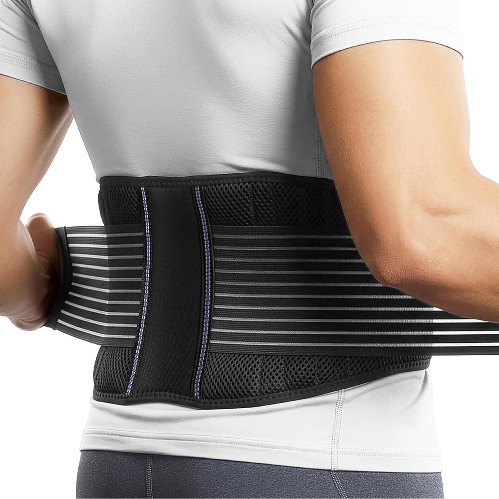 BraceUP Back Support Belt for Men and Women – Breathable Waist Lumbar Lower Back