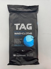 Lot 7 TAG Disposable Wipes Washcloths Alcohol-Free w/Aloe Vera Vitamin E