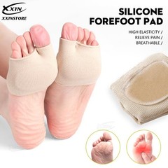 Silicone Gel Forefoot Pads Foot Pain Relief Cushion Shoe Insole Protector
