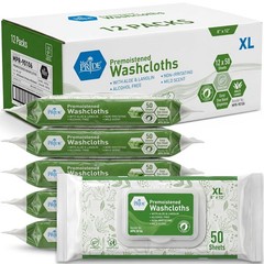 Premoistened Washcloths 600 Count Aloe .