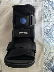 Breg Orthopedic Walking Boot X-Large Black Adjustable Ankle/Foot MPN 100004-050