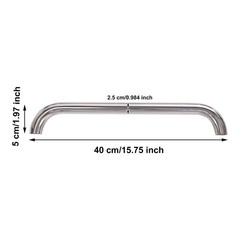 40cm Stainless Steel Grab Bar Bathroom Safety Handicap Shower Tub Handle Support