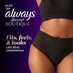 Always Discreet Incontinence Pads for Women Moderate Long 54 Count-FREE SHIPPING