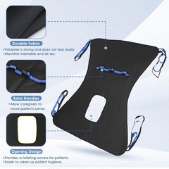 Hoyer Sling Patient Lift for Home Use Toileting Transfer Belt with Opening Medic