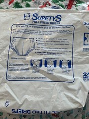 Surety’s Fitted Briefs (Medium) Vintage 1990’s Diapers (1)