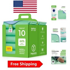 Heavy Absorbent Washable Underpads 10 Pack – Leakproof Protection for All