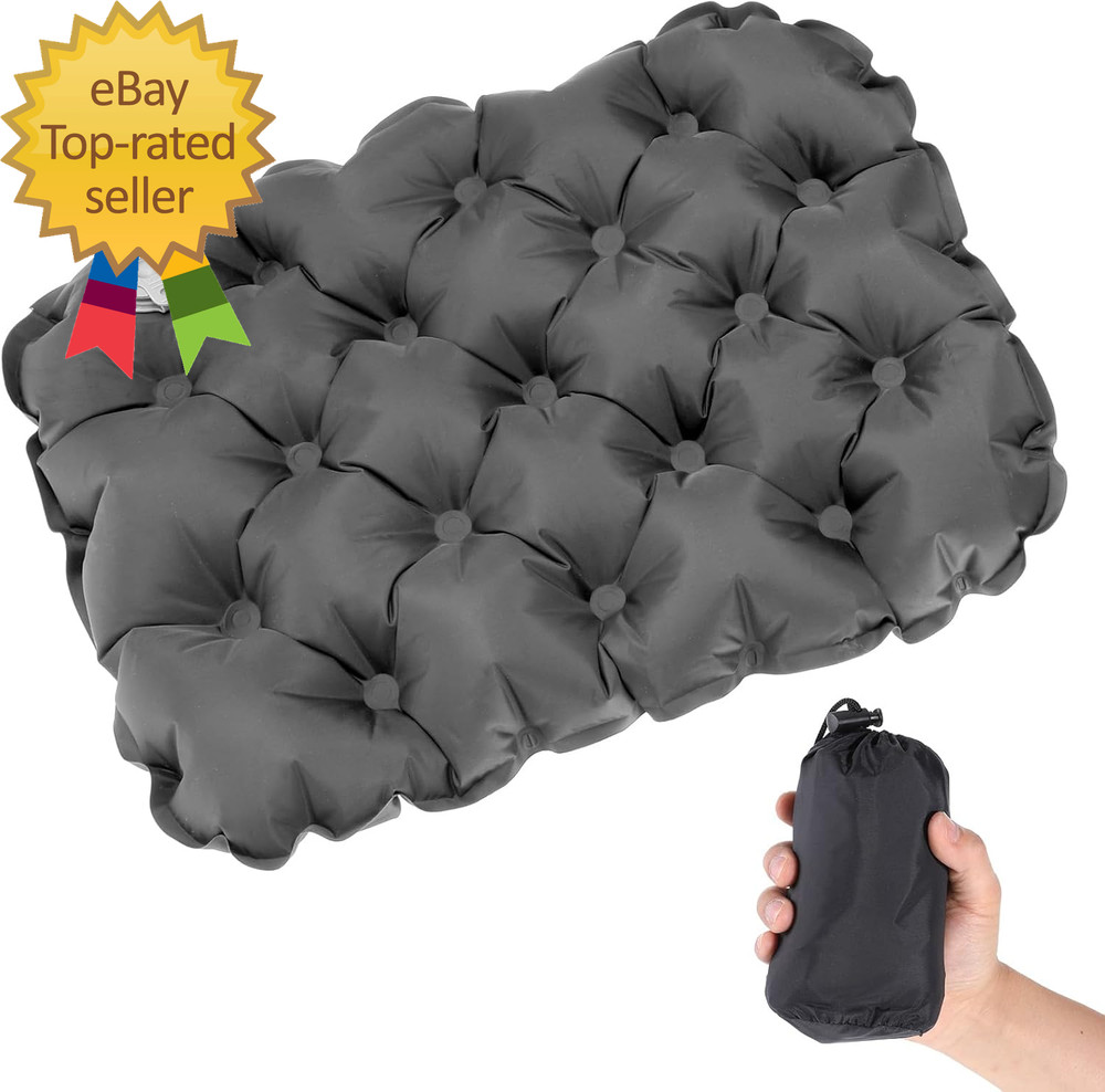 Inflatable Seat Cushion Portable Travel Airplane Seat Cushion Self-Inflating Cam