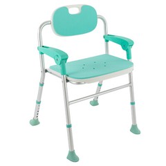 275lbs Foldable Shower Seat Folding Bath Chair Heavy Duty Shower Chair