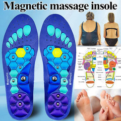 Magnetic Therapy Insoles Massage Foot Pads Acupressure Weight Loss Health