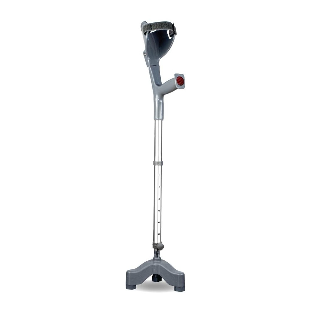 Vissco Astra Max Elbow Crutch with Tripod Base, Anti-Slip 3 Leg Base for Stabili