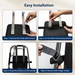 Knee Sling for Walker, Support Up to 300lbs, with Breathable Comfortable Cushion
