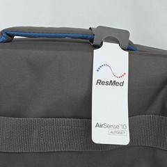 ResMed AirSense 10 CPAP Carry Bag One Size Gray Polyester Padded Travel Lift