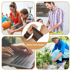 Copper Wrist Compression Sleeve, Compression Wrist Brace Wrist Support Wrap I…