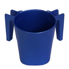 Ybm Home 5 inch Plastic Square Netilat Yadiyim Wash Cup for hand washing ba154