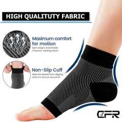Compression Socks Sleeve Ankle Arch Support Plantar Fasciitis Heel Foot Pain US