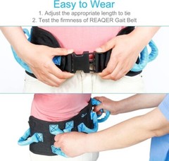 Gait Belt Transfer Belts for Lifting Seniors Walking and Standing Assist Aid
