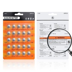 JOXIYECLTL LR44 Batteries 25 Pack 1.5V L1154f 357 AG13 SR44 A76 GP76 Lr 44b…