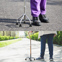 Quad Cane Tip 8pcs Rubber Replacement Non-Slip Heavy Duty Walking Stick