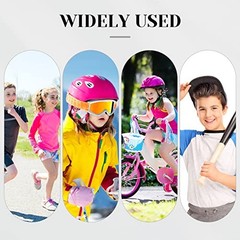 4 Pieces/ 2 Pair Kids Ankle Support Brace Elastic 5-10 Years Black, Dark Blue