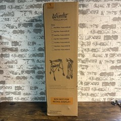NEW – Stander Wonder Able Life Foldable Rollator Walker Cobalt Blue 4250-CB