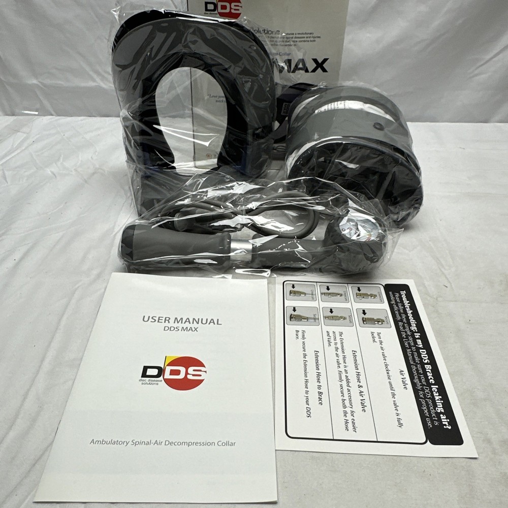 DDS MAX Ambulatory Spinal-Air Decompression Collar Cervical Pain Disc Bulge NEW!