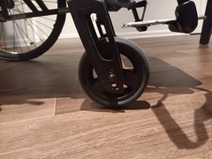 Otto Bock Wheelchair, 20inch, black with silver details.