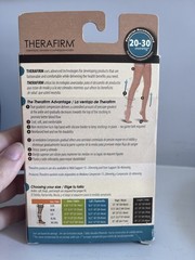 New! Therafirm compression hose thigh high 20-30mmHg XL Natural Lace Top