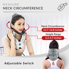 Neck Traction Device – Cervical Stretcher for Pain Relief & Spine Alignment – El