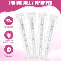 100 PACK Disposable Vaginal Suppository Applicator for 1 Count (Pack of 100)
