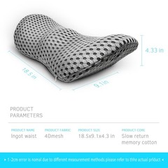 Lumbar Support Pillow for Office Chair, Memory Foam Lumbar Pillow for Lower …