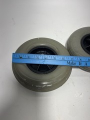 OEM Pride Mobility Jet 3 Rear Anti Tip Wheels Pair 8″ Stabilizer Wheels