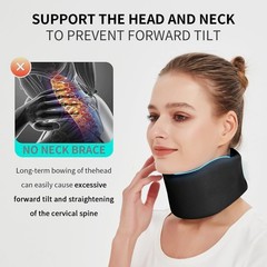 Adjustable Neck Brace Support Wrap Soft Foam Cervical Collar Neck Pain Relief