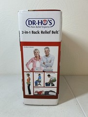 Dr. Ho’s Pain Relief Experts 2-in-1 Back Relief Belt Stretch + Support Back Belt