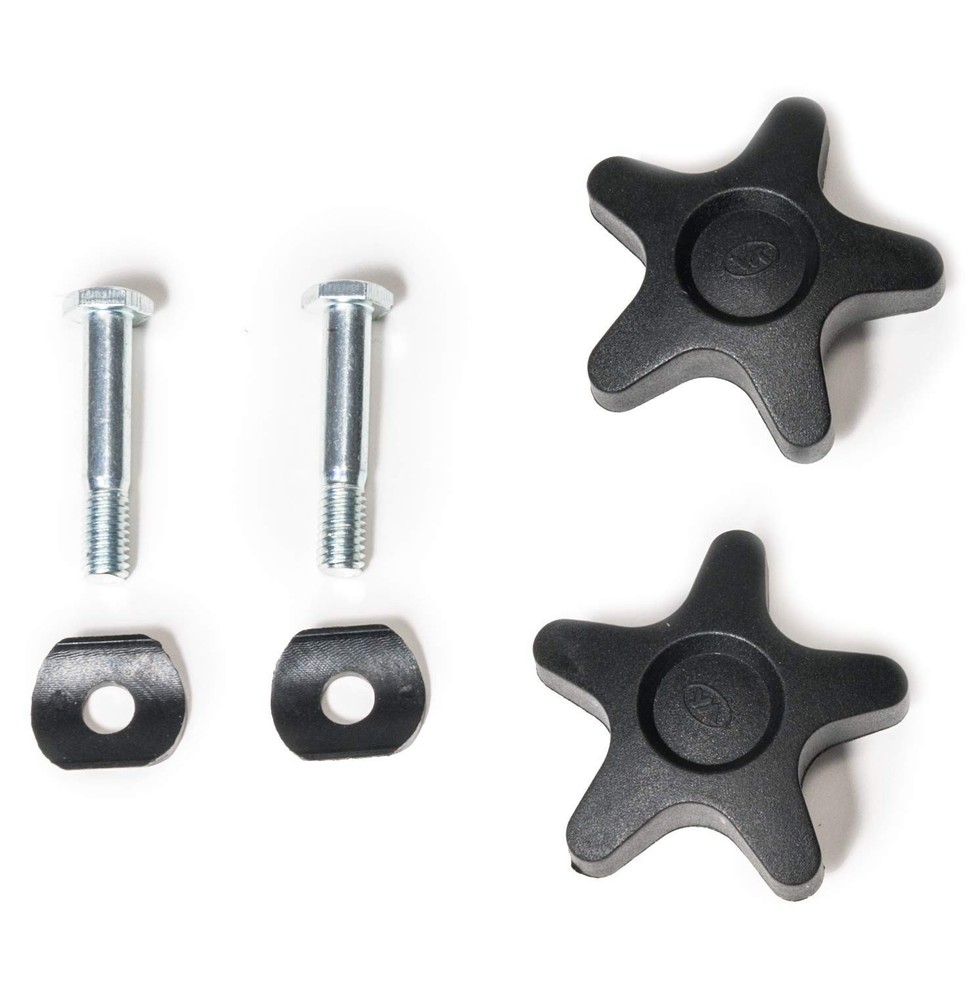 Lumex Replacement Arm Adjustment Knobs for Nipple size 05-115, Black