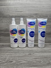 4 Pk Ca-Rezz Antibacterial Skin Care Cream 9.7 Oz And Incontinent Wash