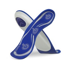 Comfort Zone Tri-Balance Gel Orthotic Insoles for 1 Pair (Pack of 3), Blue