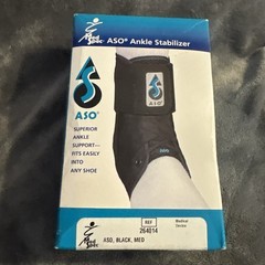 Med Spec 264014 Medium Size ASO Ankle Stabilizer , Lace Up, Orthopedic, Black