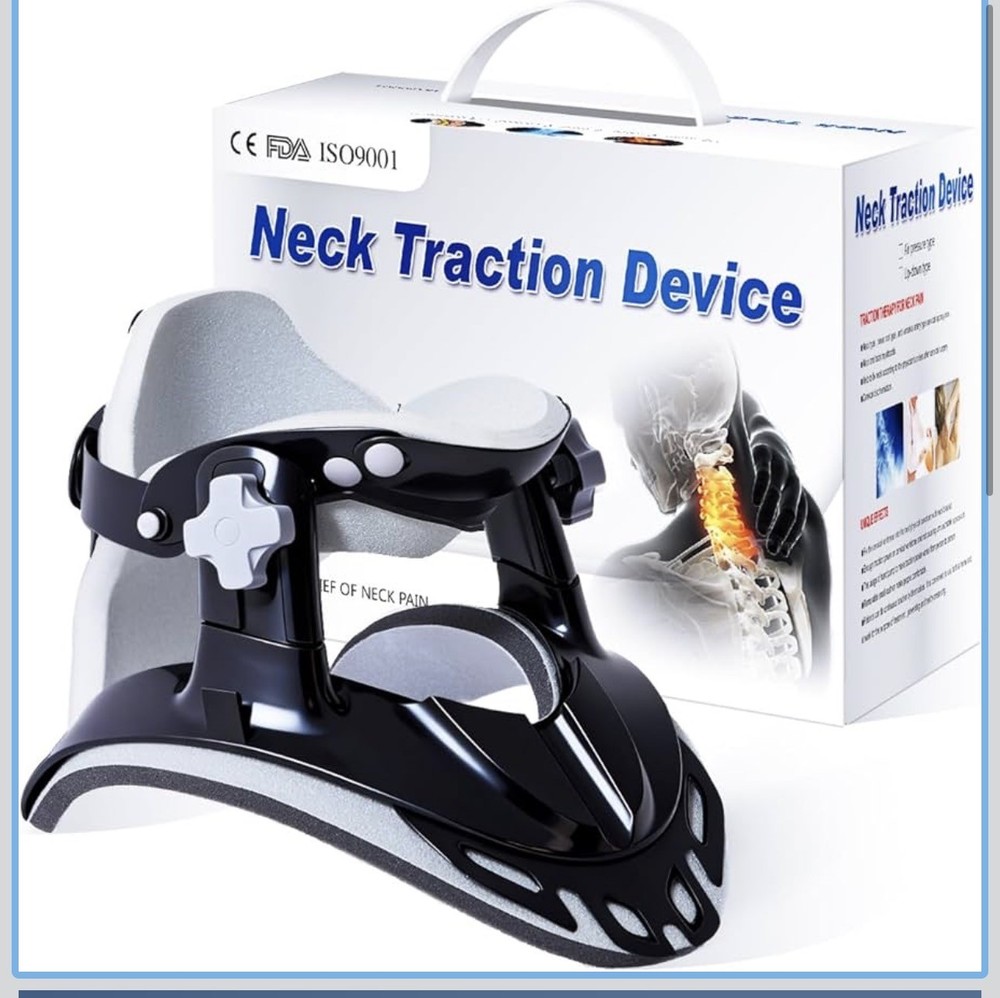 Adjustable Neck Traction Device for Pain Relief & Spine Alignment