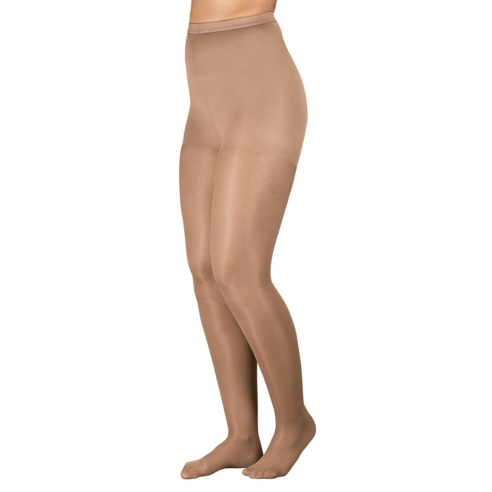 Silver StepsTM Compression Pantyhose 15-20 mmHg, 1 Pair, Beige, Queen Plus, Beig
