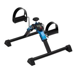 Pedal Exerciser – Folding Frame, Adjustable Tension, Digital Counter, Blue