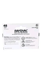 Rayovac Proline Advanced Hearing Aid Batteries | Size 312 (48 pack)