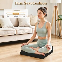 Portable Ergonomic Seat Cushion with 3-Inch Height for Cars & Office Chairs