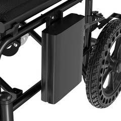 Kerdom Portable Folding Electric Wheelchair Blue