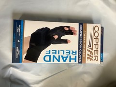 Copper Fit Unisex Hand Relief Compression Gloves L/XL ***LOT of 4 large x large
