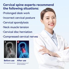 Cervical Traction Device Neck Support Brace for Pain Relief | Adjustable Lightwe