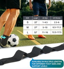 Ankle Support Brace for Men & Women, Adjustable Compression Strap for Sprains,